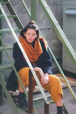 Soil To Studio Sushmita Color Blocked Merino Scarf Accessories