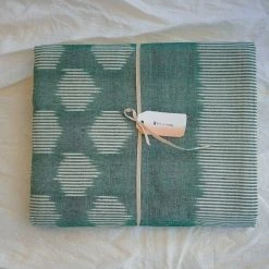 Soil To Studio Tanvi Ikat Throw Blanket Home Goods