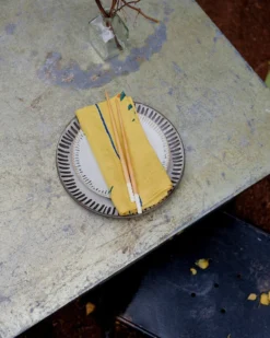 Soil To Studio Zeenat Linen Napkin Set - Dandelion BIPOC Owned