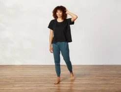 Coyuchi Pajamas + Loungewear Solstice Boxy Tee