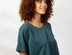 Coyuchi Pajamas + Loungewear Solstice Boxy Tee