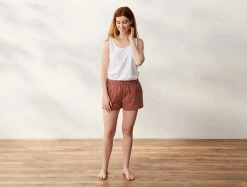 Coyuchi Best Sellers Solstice Short - Rosehip