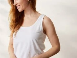 Coyuchi Solstice Tank Top - Alpine White