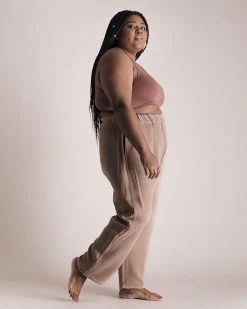 Soluna Collective Chestnut Relaxed Pants Clothing