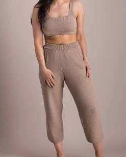Soluna Collective Cremini Pima Knit Pants Staff Favorites