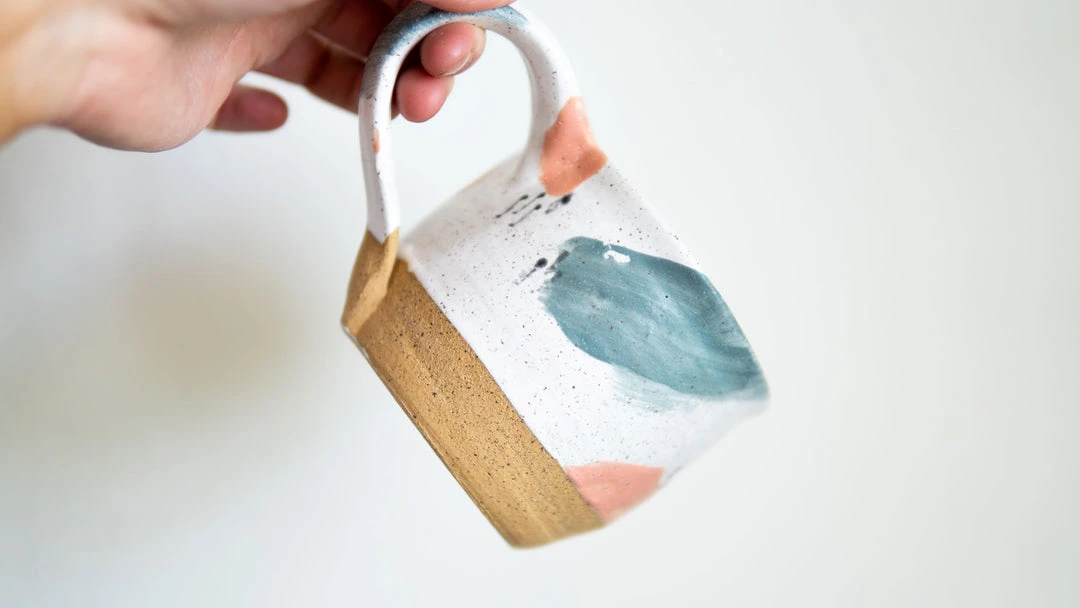 Moonshine Design Speckled Stoneware Mug Set 5 Moonshine Design Speckled Stoneware Mug Set