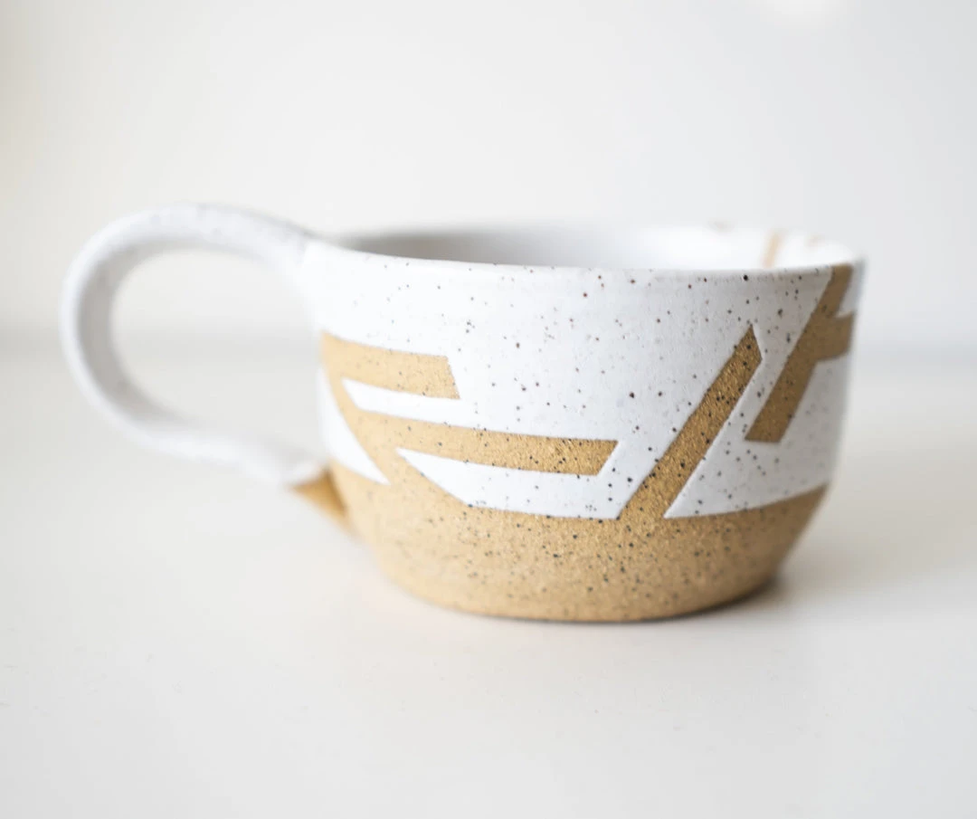 Moonshine Design Speckled Stoneware Mug Set 10 Moonshine Design Speckled Stoneware Mug Set