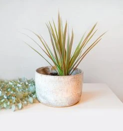 Moonshine Design Speckled Stoneware Planter