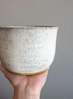 Moonshine Design Speckled Stoneware Planter