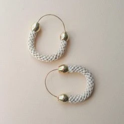 Stella Fluorescent Kumi Hoop Earrings