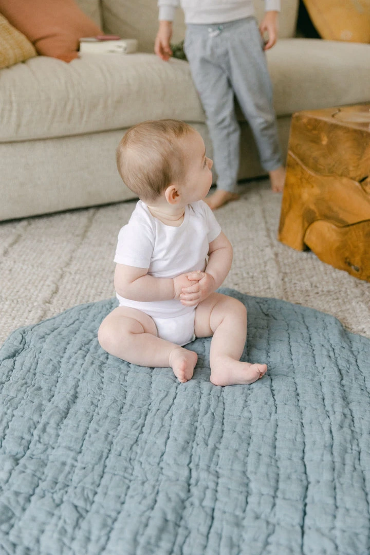 Creative Women New Arrivals Stone Washed Linen Quilted Playmat 14 Creative Women New Arrivals Stone Washed Linen Quilted Playmat