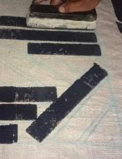 Casa Amarosa Stripe Sky Throw Pillow Cover - Black