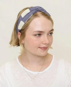 Anchal Stripe Twist Headband Accessories