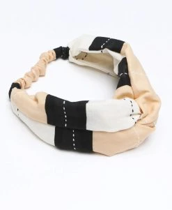 Anchal Stripe Twist Headband Accessories