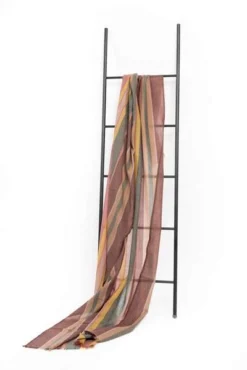 Studio Variously Barque Stripes Merino Wool Scarf