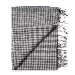Studio Variously Carbon Checks Merino Wool Scarf Accessories 15 Studio Variously Carbon Checks Merino Wool Scarf Accessories