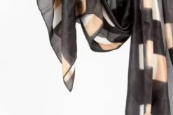 Studio Variously Handcrafted Choko Kasmi Silk Scarf
