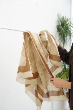 Studio Variously Dune Silk Scarf Accessories