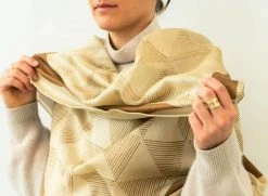 Studio Variously Dune Silk Scarf Accessories