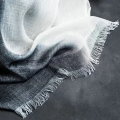 Studio Variously Granite Linen Scarf