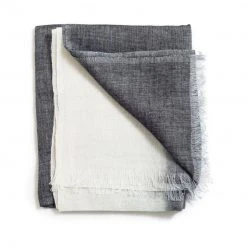 Studio Variously Granite Linen Scarf