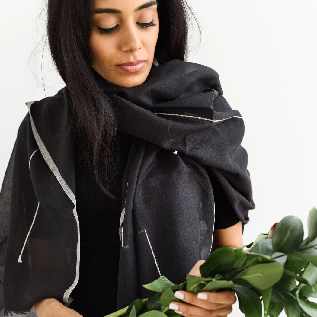 Studio Variously Accessories Ink Mist Scarf 3 Studio Variously Accessories Ink Mist Scarf