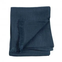 Studio Variously Midnight Blue Linen Scarf Accessories 17 Studio Variously Midnight Blue Linen Scarf Accessories