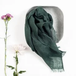 Studio Variously Accessories Moss Linen Scarf 