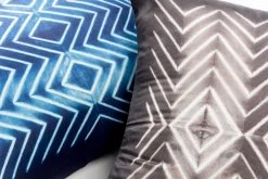 Studio Variously Naami Silk Throw Pillow - Indigo Home Goods