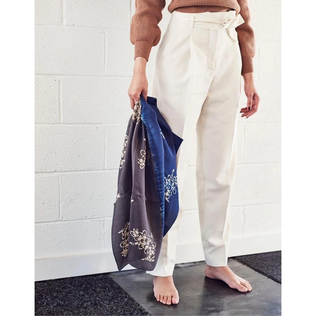 Studio Variously Accessories Oraa Black Silk Scarf 7 Studio Variously Accessories Oraa Black Silk Scarf