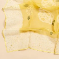 Studio Variously Primrose Turmeric Silk Scarf 17 Studio Variously Primrose Turmeric Silk Scarf