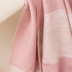 Studio Variously Rosa Merino Throw Blanket