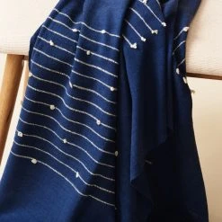 Studio Variously Home Goods Rosewood Indigo Throw Blanket 25 Studio Variously Home Goods Rosewood Indigo Throw Blanket