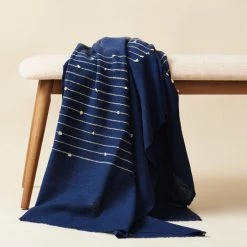 Studio Variously Home Goods Rosewood Indigo Throw Blanket 17 Studio Variously Home Goods Rosewood Indigo Throw Blanket