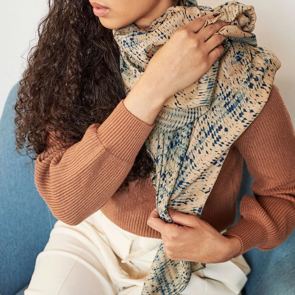 Studio Variously Tesu Silk Scarf Accessories 4 Studio Variously Tesu Silk Scarf Accessories