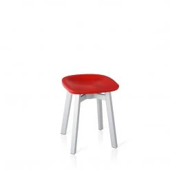 Emeco Su Small Stool - Aluminum Frame