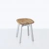 Emeco Su Small Stool - Aluminum Frame