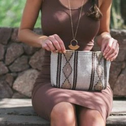 MZ Fair Trade Sunbeam Wool Clutch Bag Accessories