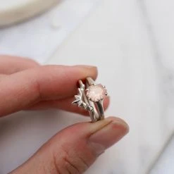 Iron Oxide Jewelry Sunburst Stacking Ring Set