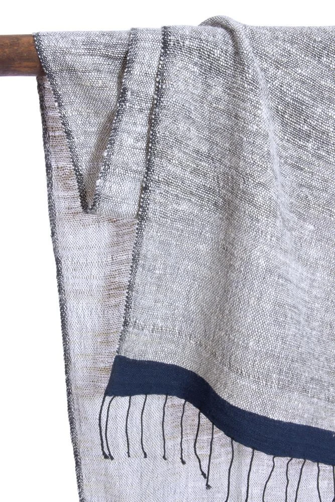 Swahili African Modern Ethiopian Stella Shawl - Blue Accessories 6 Swahili African Modern Ethiopian Stella Shawl - Blue Accessories