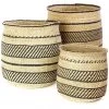 Swahili African Modern Iringa Baskets - Black Accents Best Sellers 1 Swahili African Modern Iringa Baskets - Black Accents Best Sellers