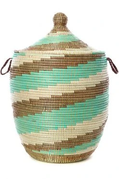 Swahili African Modern Large Sahel Sky Laundry Hamper Basket Best Sellers