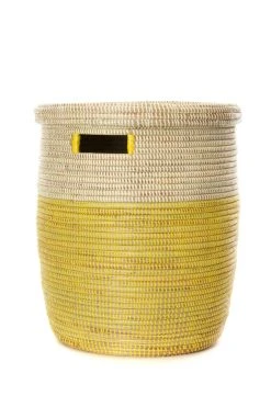 Swahili African Modern Lemon Dipped Hamper Basket Best Sellers
