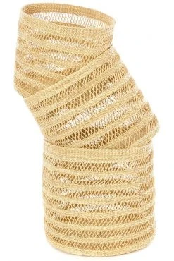 Swahili African Modern Home Goods Lace Weave Basket Bin Set
