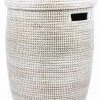 Swahili African Modern Solid White Peace Corps Hamper 1 Swahili African Modern Solid White Peace Corps Hamper