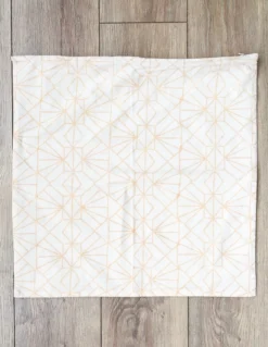 Symbology Reversible Pillowcase - Cream + Tan