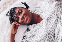 Symbology Best Sellers Modal Leopard Pajama Set - Cream + Sage