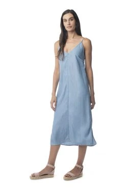 Synergy Organic Clothing Bi-Coastal Eucalyptus Slip Dress