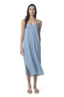 Synergy Organic Clothing Bi-Coastal Eucalyptus Slip Dress