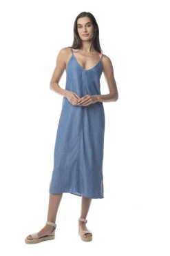 Synergy Organic Clothing Bi-Coastal Eucalyptus Slip Dress